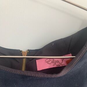 Eliza J navy dress, size 12, pockets, back zip